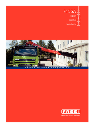 Macarale hidraulice de încărcare Fassi F 155 A 25