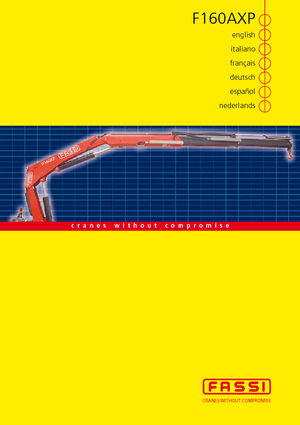 Macarale hidraulice de încărcare Fassi F 160 ACXP 25