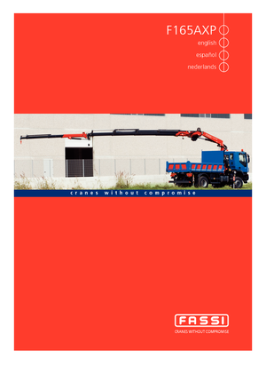 Macarale hidraulice de încărcare Fassi F 165 ACXP 24 L 153