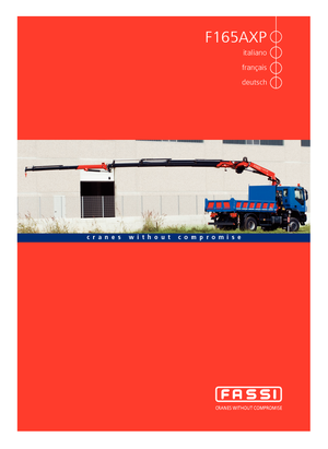 Macarale hidraulice de încărcare Fassi F 165 ACXP 24 L 153