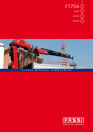 Macarale hidraulice de încărcare Fassi F 175 A 25