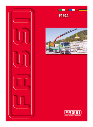 Macarale hidraulice de încărcare Fassi F 190 AC 23