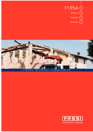 Macarale hidraulice de încărcare Fassi F 195 AC 26