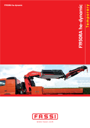 Macarale hidraulice de încărcare Fassi F 1950 RA 2.28 he-dynamic