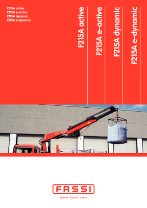 Macarale hidraulice de încărcare Fassi F 215 A 2.22 e-dynamic