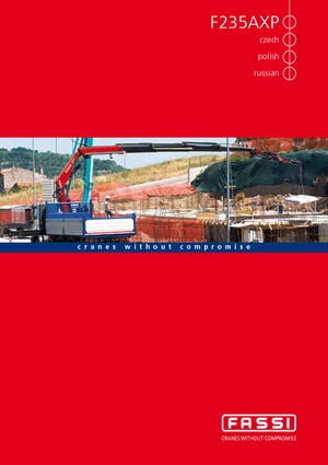 Macarale hidraulice de încărcare Fassi F 235 AXP 26