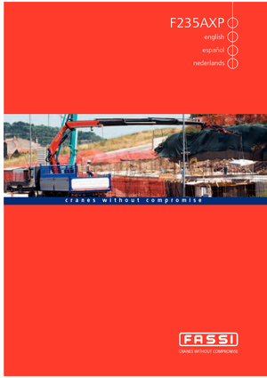 Macarale hidraulice de încărcare Fassi F 235 AXP 26