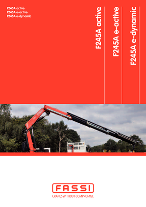 Macarale hidraulice de încărcare Fassi F 245 AC 2.23 e-dynamic