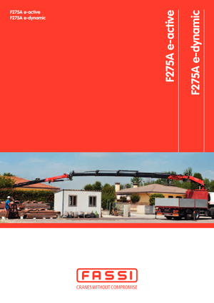 Macarale hidraulice de încărcare Fassi F 275 A 2.26 e-dynamic