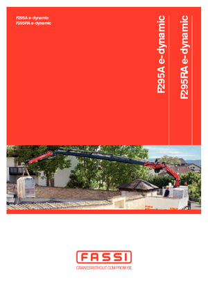 Macarale hidraulice de încărcare Fassi F 295 AC 2.26 e-dynamic