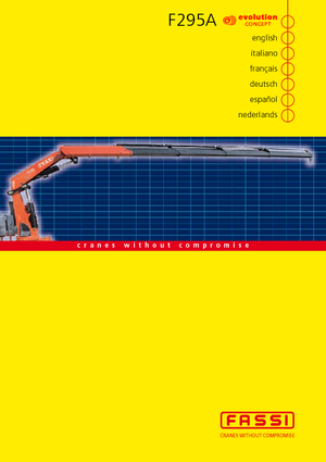 Macarale hidraulice de încărcare Fassi F 295 A 26 L 214