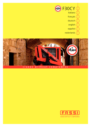 Macarale hidraulice de încărcare Fassi F 30 CY 23