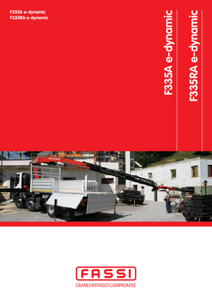 Macarale hidraulice de încărcare Fassi F 335 RAC 2.23 e-dynamic