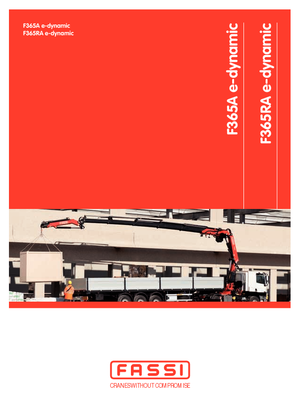 Macarale hidraulice de încărcare Fassi F 365 A 2.25 e-dynamic