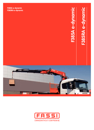 Macarale hidraulice de încărcare Fassi F 385 AC 2.25 e-dynamic
