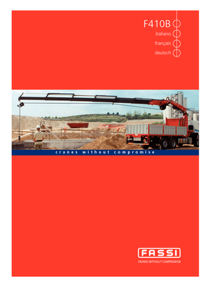 Macarale hidraulice de încărcare Fassi F 410 B 24