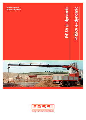 Macarale hidraulice de încărcare Fassi F 415 A 2.22 e-dynamic