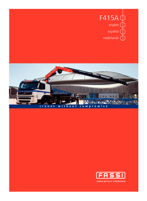 Macarale hidraulice de încărcare Fassi F 415 AC 25