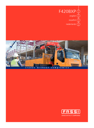 Macarale hidraulice de încărcare Fassi F 420 BCXP 25