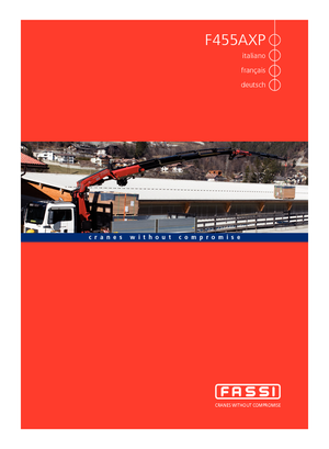 Macarale hidraulice de încărcare Fassi F 455 AXP 28