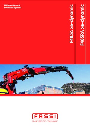 Macarale hidraulice de încărcare Fassi F 485 RA 2.25 xe-dynamic