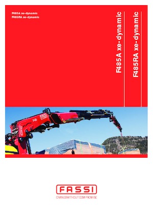 Macarale hidraulice de încărcare Fassi F 485 RAC 2.25 xe-dynamic