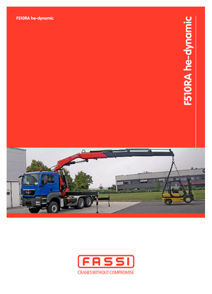 Macarale hidraulice de încărcare Fassi F 510 RA 2.25 he-dynamic