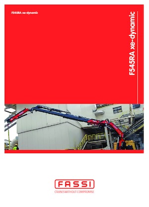 Macarale hidraulice de încărcare Fassi F 545 RA 2.23 xe-dynamic