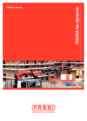 Macarale hidraulice de încărcare Fassi F 560 RA 2.25 he-dynamic