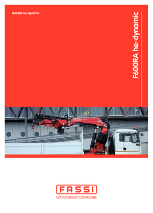 Macarale hidraulice de încărcare Fassi F 600 RA 2.28 he-dynamic