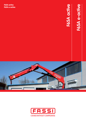 Macarale hidraulice de încărcare Fassi F 65 A 0.22 e-active