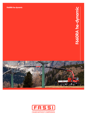 Macarale hidraulice de încărcare Fassi F 660 RA 2.25 he-dynamic