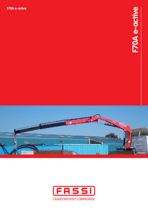 Macarale hidraulice de încărcare Fassi F 70 AC 0.23 e-active