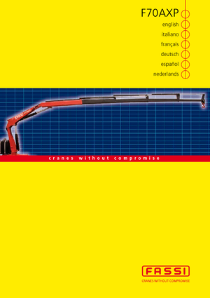 Macarale hidraulice de încărcare Fassi F 70 AXP 23