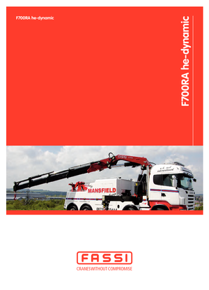 Macarale hidraulice de încărcare Fassi F 700 RA 2.27 he-dynamic