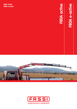 Macarale hidraulice de încărcare Fassi F 80 AC 0.22 active
