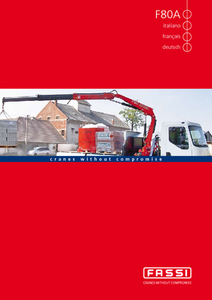 Macarale hidraulice de încărcare Fassi F 80 A 24