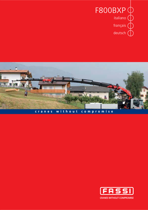 Macarale hidraulice de încărcare Fassi F 800 BXP 23