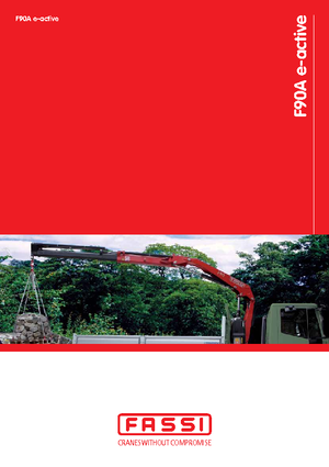 Macarale hidraulice de încărcare Fassi F 90 AC 0.22 e-active