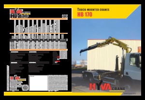Macarale hidraulice de încărcare Hyva Crane HB 170 E4 J2