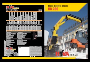 Macarale hidraulice de încărcare Hyva Crane HB 200