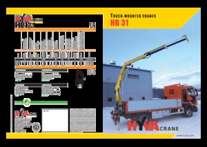Macarale hidraulice de încărcare Hyva Crane HB 31 E1