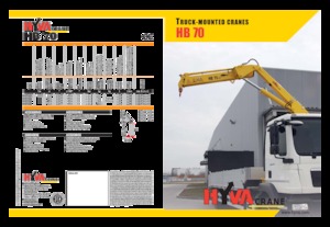 Macarale hidraulice de încărcare Hyva Crane HB 70 E1