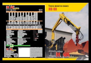 Macarale hidraulice de încărcare Hyva Crane HB 80 E1