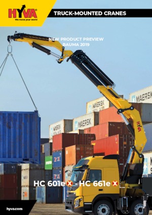 Macarale hidraulice de încărcare Hyva Crane HC 601e E6 