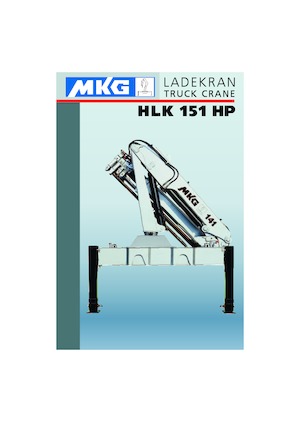 Macarale hidraulice de încărcare MKG HLK 151 HP a4 