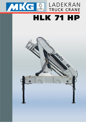 Macarale hidraulice de încărcare MKG HLK 71 HP a2 