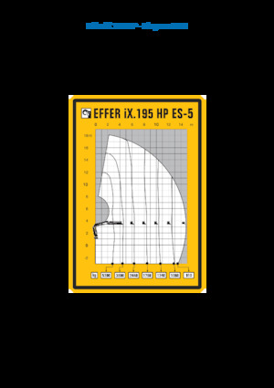 Macarale hidraulice de încărcare Effer IX.195 HP ES5