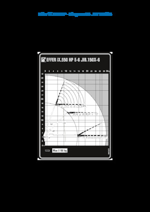 Macarale hidraulice de încărcare Effer IX.550 HP E6