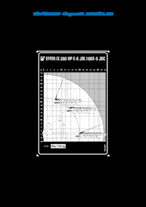 Macarale hidraulice de încărcare Effer IX.550 HP E8